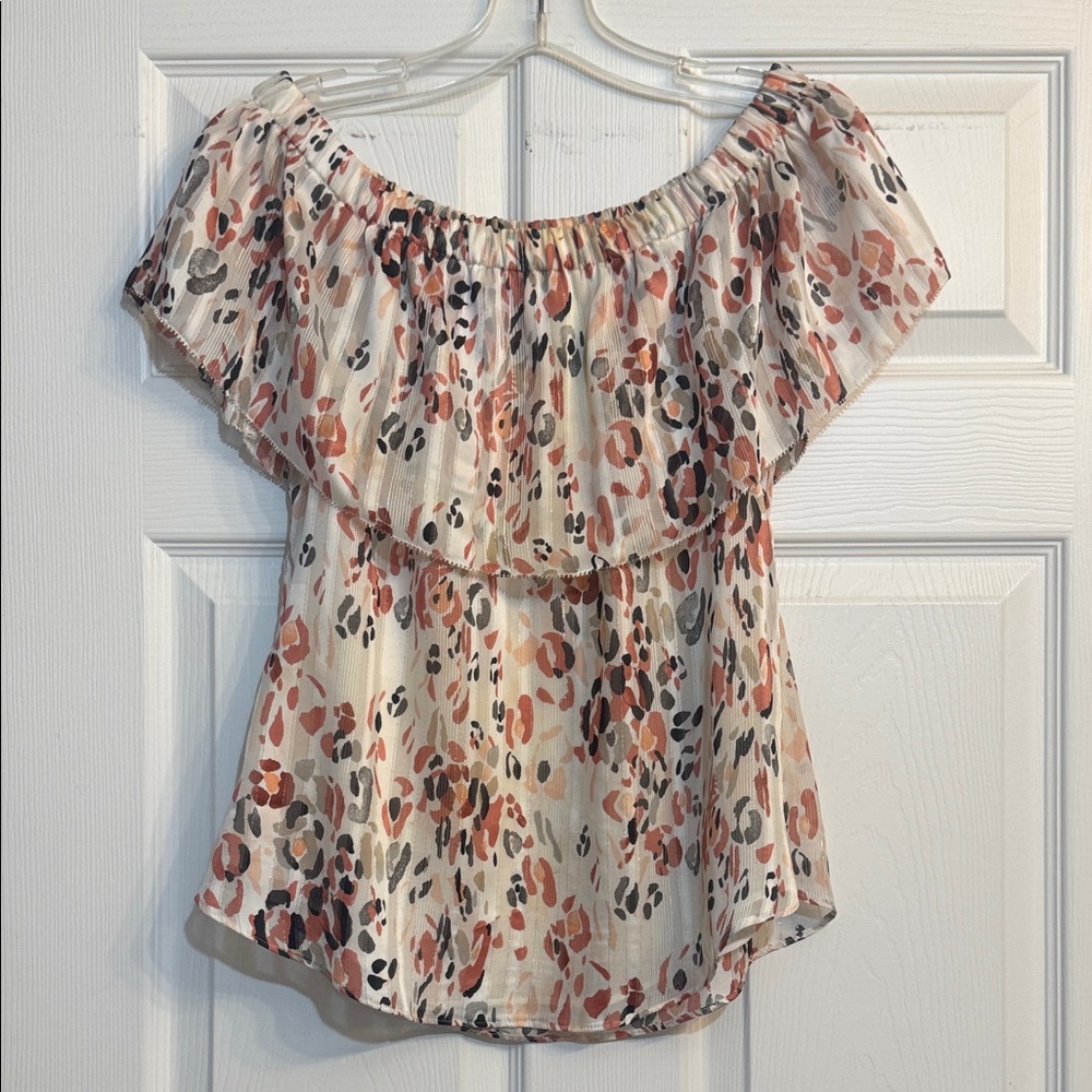 Floral Off-Shoulder Women's Top